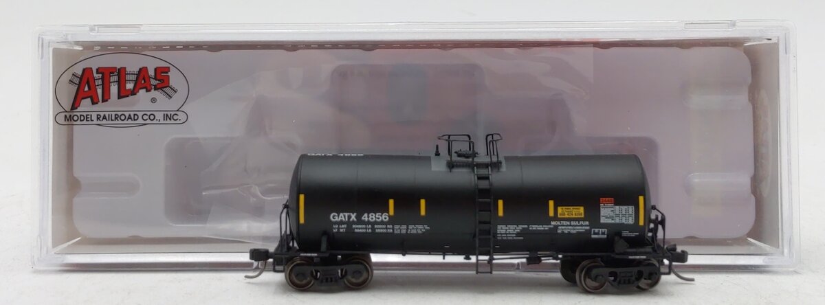 Atlas 50006445 N Scale GATX Corporation 17,600 Gallon Corn Syrup Tank Car #4856