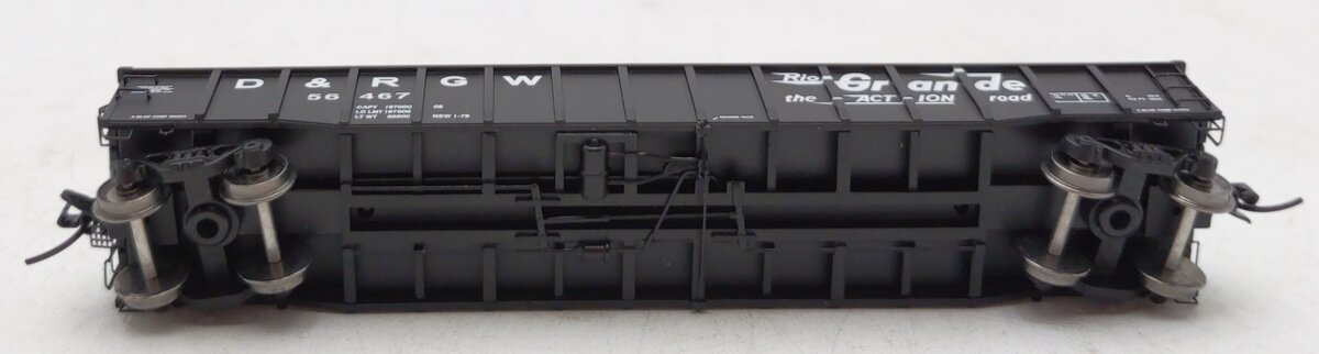 Trainworx Inc 25201-29 N Denver & Rio Grande Western 52'6'Thrall Gondola #56467