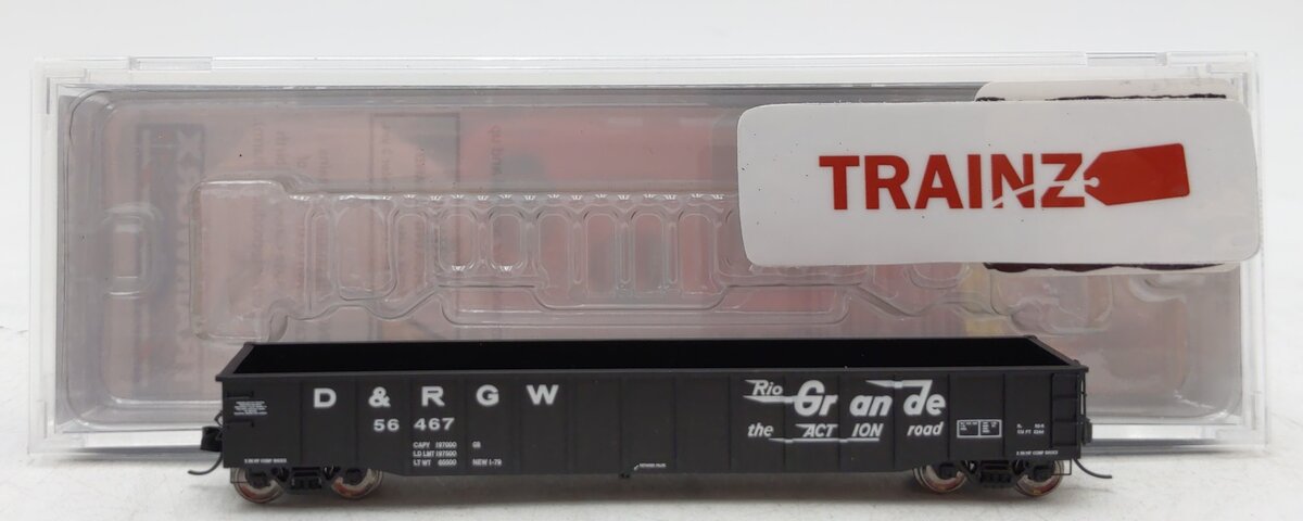 Trainworx Inc 25201-29 N Denver & Rio Grande Western 52'6'Thrall Gondola #56467