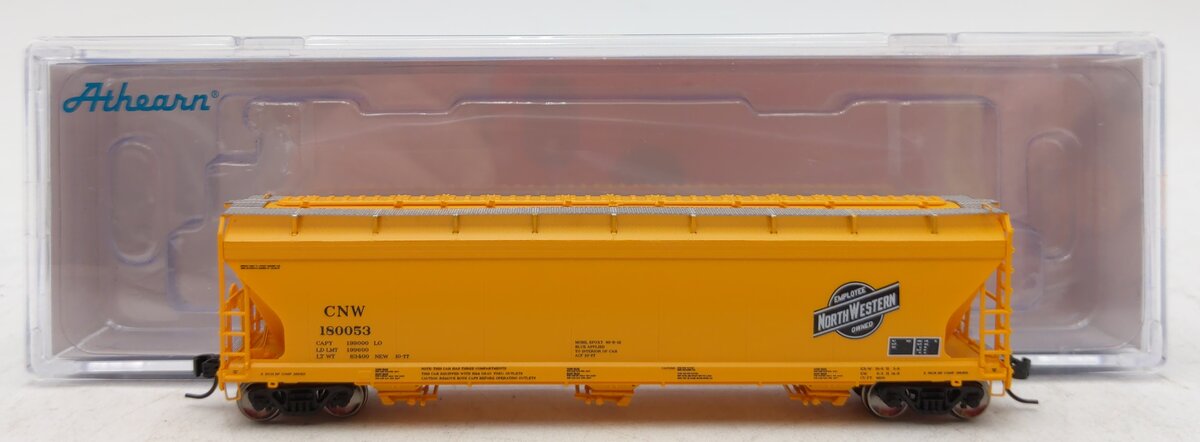 Athearn 8491 N Chicago and North Western ACF 4600 3-Bay CF Hopper #180053