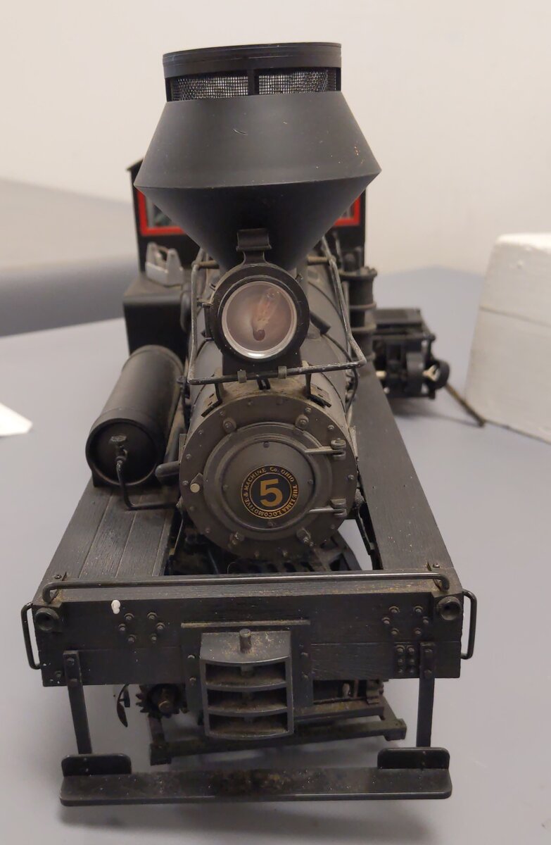 Bachmann 81198 G Ely Thomas 36-Ton Two-Truck Shay Steam Locomotive #5 VG/Box