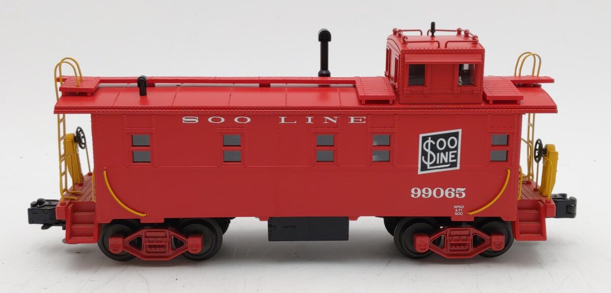 MTH 30-77031 O Soo Line RailKing Offset Steel Caboose Car #99065 LN/Box