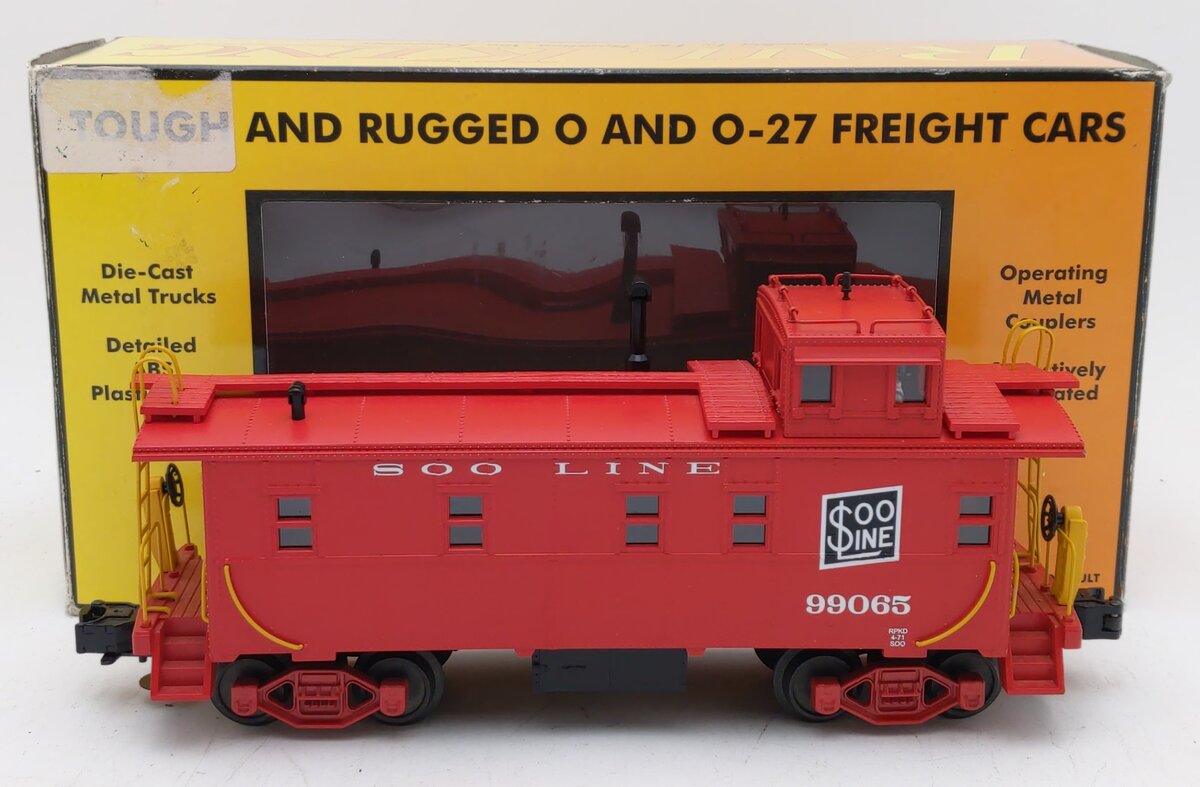 MTH 30-77031 O Soo Line RailKing Offset Steel Caboose Car #99065 LN/Box