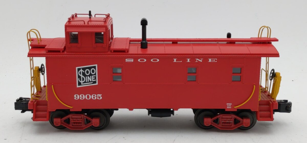 MTH 30-77031 O Soo Line RailKing Offset Steel Caboose Car #99065 LN/Box