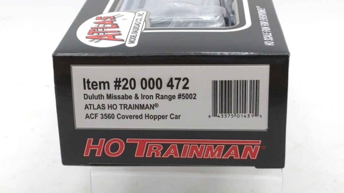 Atlas 20000472 HO Scale DMIR ACF 3560 Centerflow Covered Hopper #5002