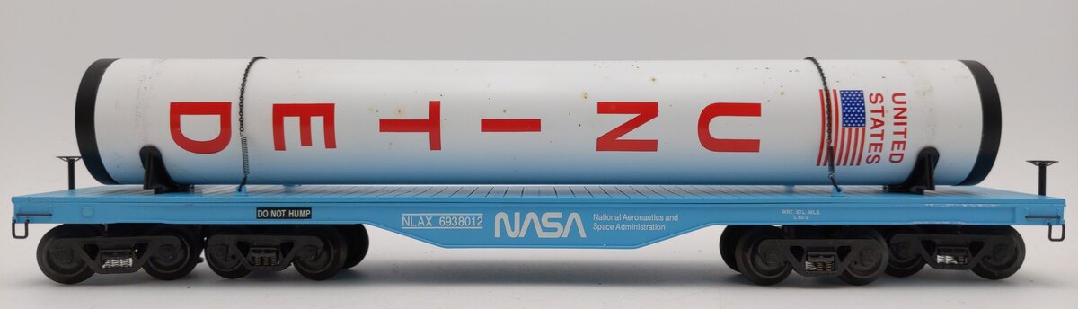 K-Line K693-8012 O Gauge NASA Flatcar with Rocket Load #6938012 EX