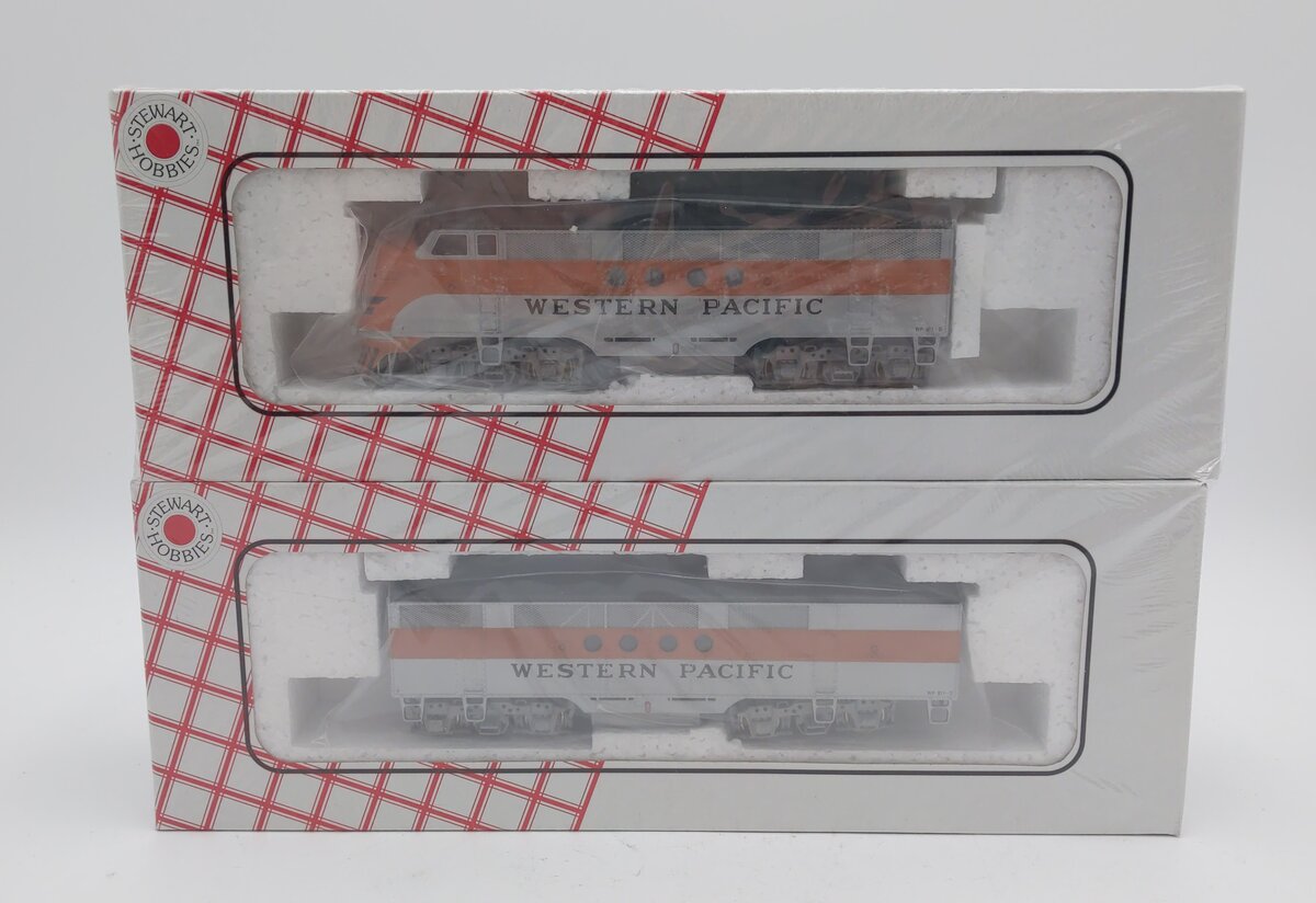 Stewart 5054 HO Western Pacific Diesel EMD FT A (Powered) B (Dummy) Set #911C-D