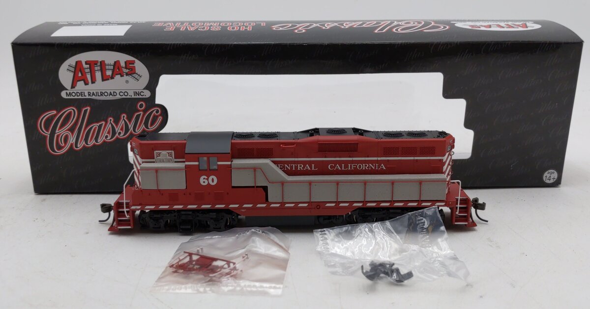 Atlas PSC--020 HO Classic Central California Traction GP-7 Locomotive Road # 60