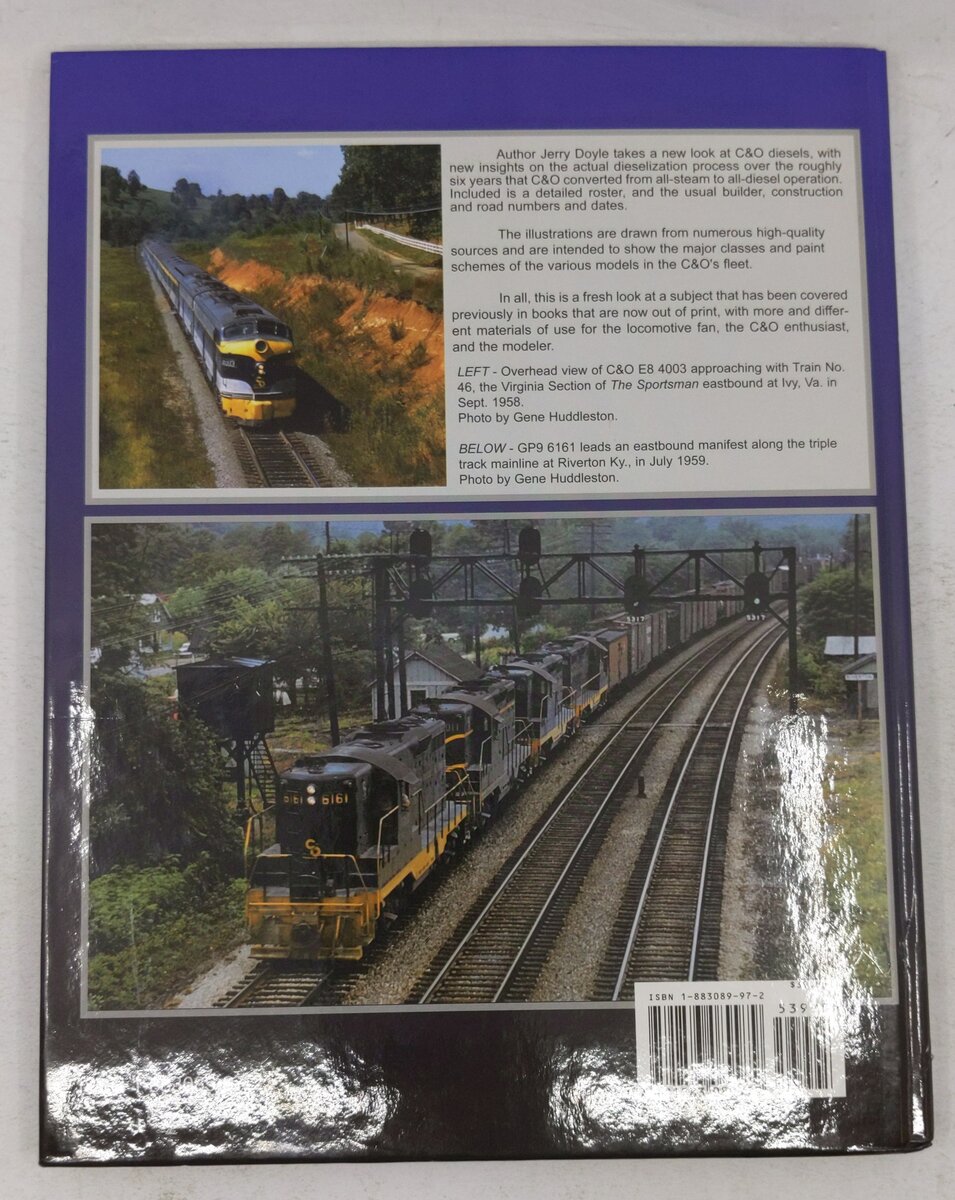 Chesapeake & Ohio Diesel Locomotives 1949-1972 in Color Hardcover Book EX