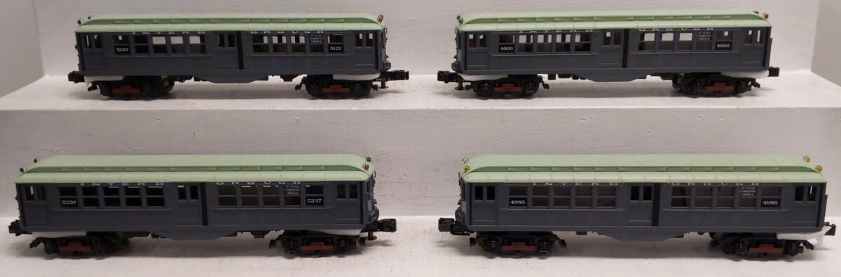 MTH 30-2756-1 Metropolitan T Green LO-V 4-Car Subway