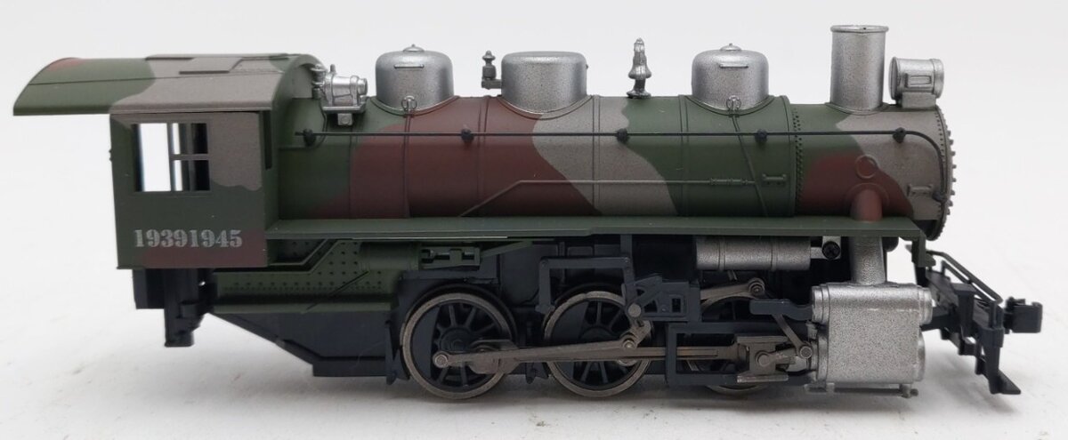 Bachmann Hawthorne Village HO Scale U.S Army Steam Locomotive #19391945 LN