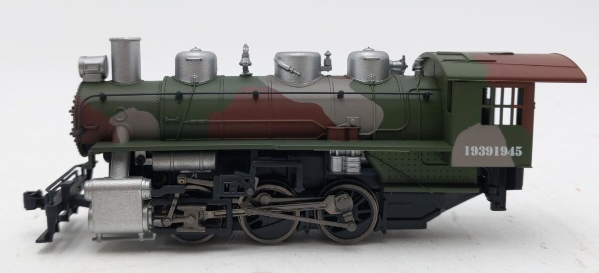 Bachmann Hawthorne Village HO Scale U.S Army Steam Locomotive #19391945 LN