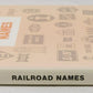 Railroad names Hardcover Book By William D Edson VG