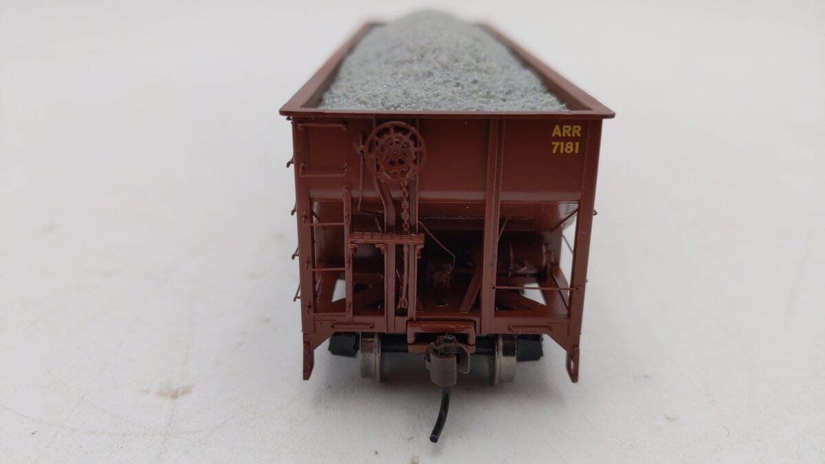 Athearn 95689 HO Scale Alaska Railroad Offset Ballast Hopper Car #7181