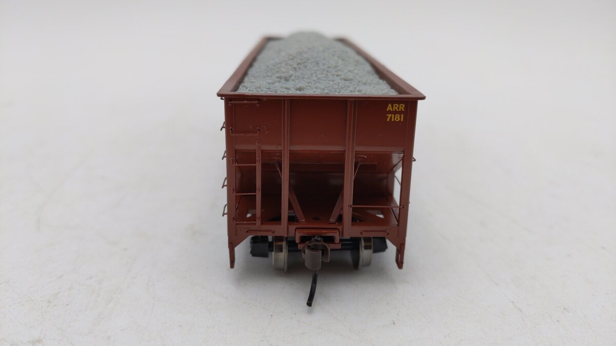 Athearn 95689 HO Scale Alaska Railroad Offset Ballast Hopper Car #7181