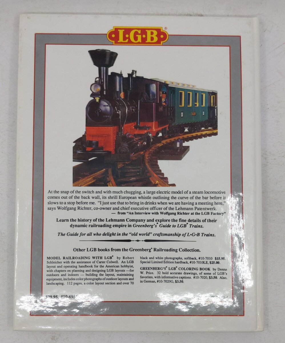 Greenberg's guide to LGB trains Hardcover Book By John R Ottley EX