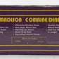 MTH 20-4107 O Santa Fe 70' Madison Combine/Diner Passenger Car Set (Set of 2) LN/Box