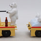 K-Line O K2625-02 Coca Cola Polar Bear Handcar & Trailer LN/Box