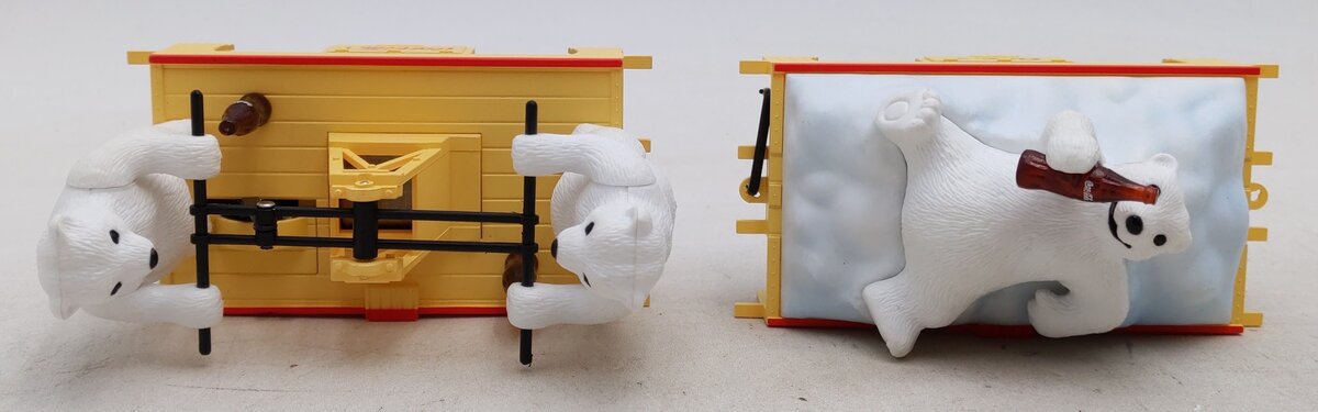 K-Line O K2625-02 Coca Cola Polar Bear Handcar & Trailer LN/Box