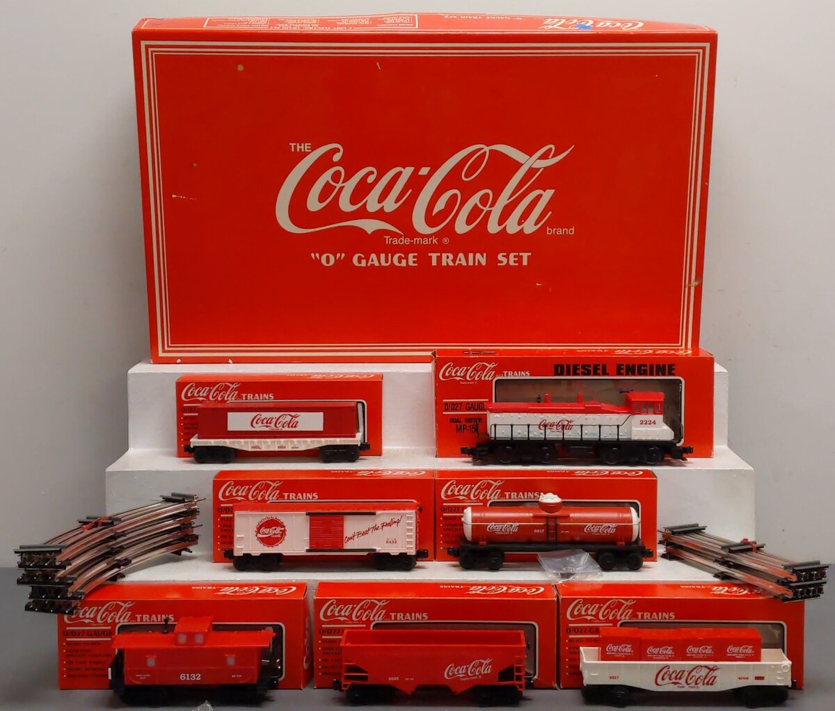 K-Line K1907 O Gauge Coca-Cola Diesel Train Set EX/Box