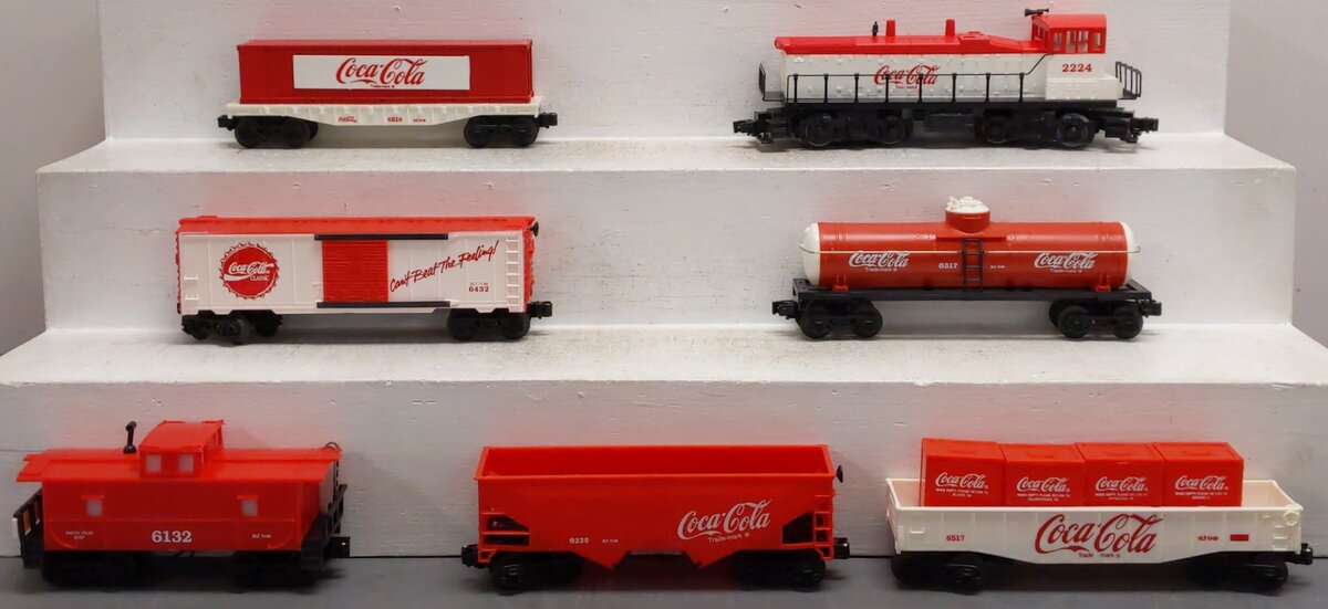 K-Line K1907 O Gauge Coca-Cola Diesel Train Set EX/Box