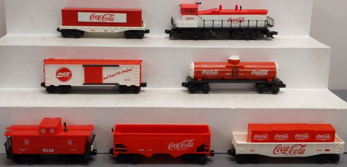 K-Line K1907 O Gauge Coca-Cola Diesel Train Set EX/Box