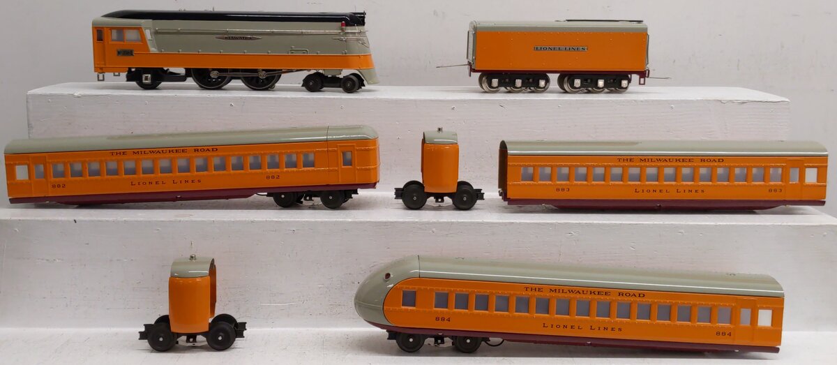 Lionel 6-51000 O Gauge Hiawatha Streamlined Steam Passenger Train Set EX/Box