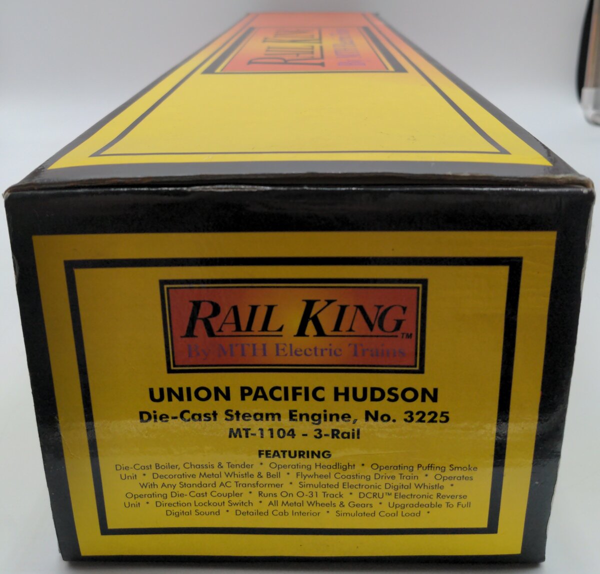 MTH 20-1104 O Gauge Union Pacific Die-Cast Hudson Steam Engine & Tender #3225 EX/Box
