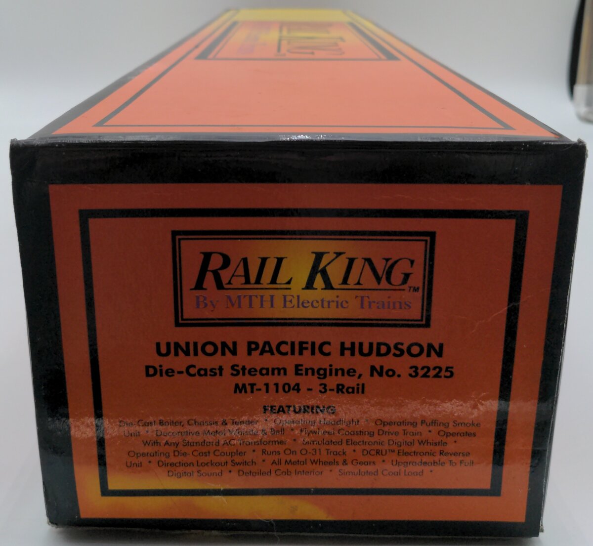 MTH 20-1104 O Gauge Union Pacific Die-Cast Hudson Steam Engine & Tender #3225 EX/Box