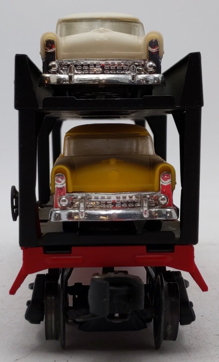 Lionel 6414 Vintage O Gauge Postwar Evans Autoloader with 4 Automobiles VG
