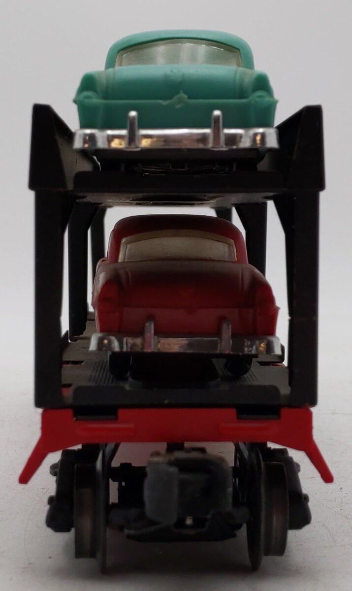Lionel 6414 Vintage O Gauge Postwar Evans Autoloader with 4 Automobiles VG