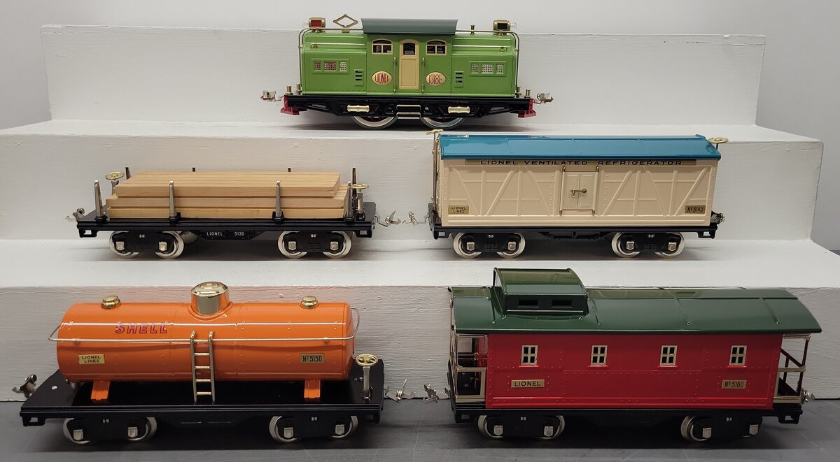 Lionel 6-13001 Standard Gauge 1-318 500 Series Electric Freight Train Set EX/Box