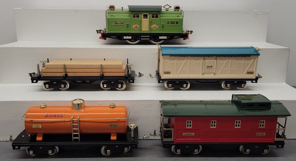 Lionel 6-13001 Standard Gauge 1-318 500 Series Electric Freight Train Set EX/Box