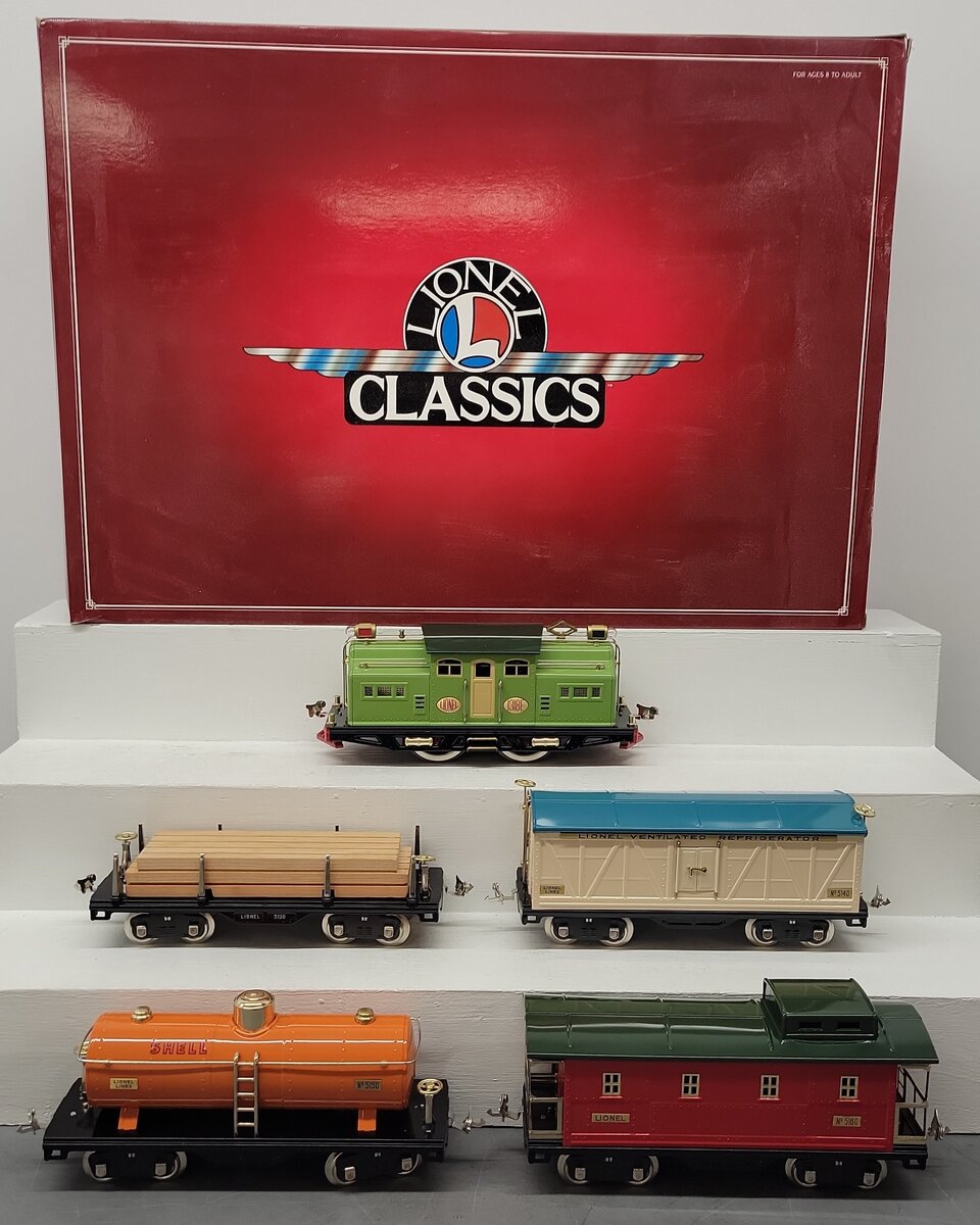 Lionel 6-13001 Standard Gauge 1-318 500 Series Electric Freight Train Set EX/Box