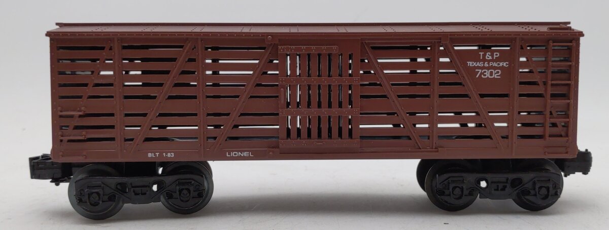 Lionel 6-7302 O Gauge Texas & Pacific Small Stock Car LN/Box