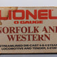 Lionel 6-8100 O Gauge Norfolk & Western 4-8-4 Steam Locomotive & Tender #611 EX/Box