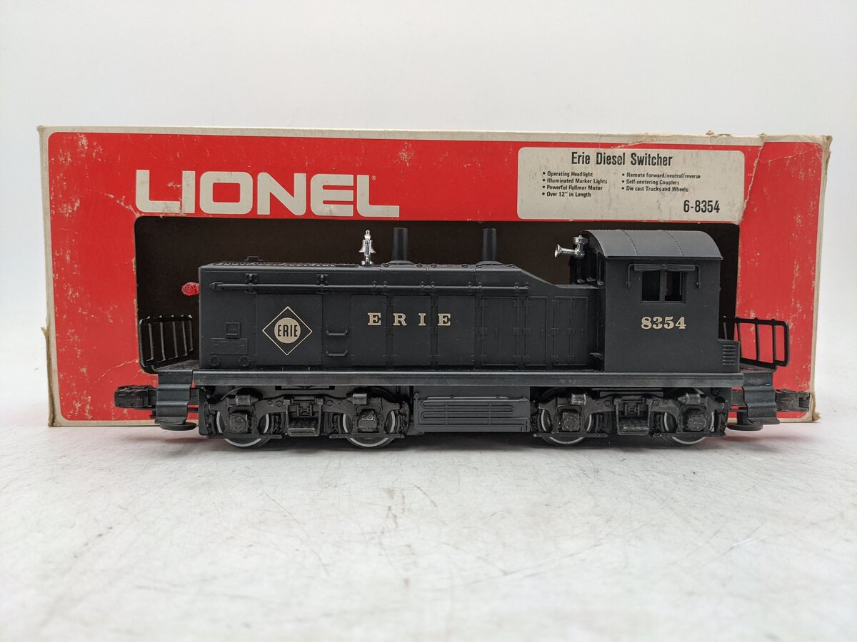 Lionel 6-8354 O Gauge Erie NW-2 Diesel Locomotive Switcher EX/Box