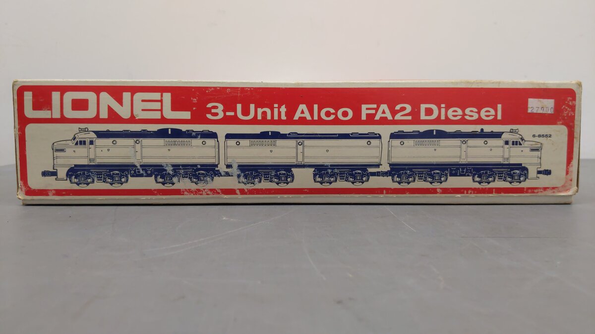 Lionel 6-8552 O Gauge Southern Pacific Alco A-B-A 3-Unit Diesel Locomotive Set EX/Box