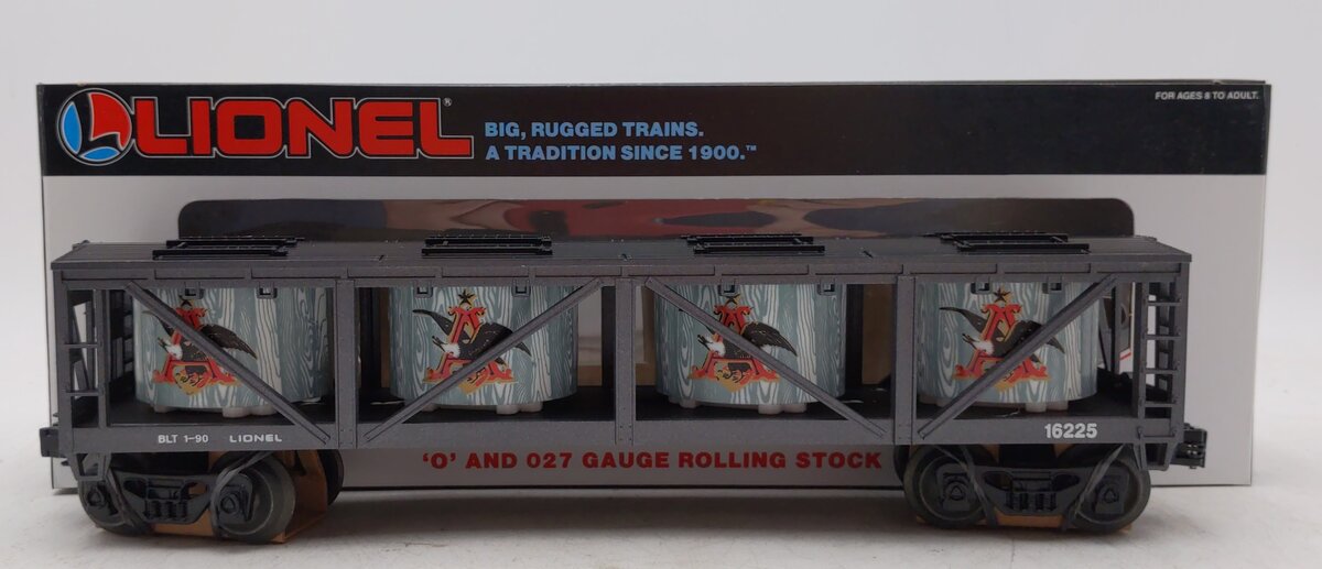 Lionel 6-16225 O Gauge Budweiser Vat Car NIB