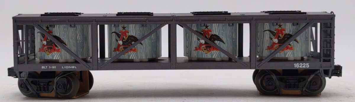 Lionel 6-16225 O Gauge Budweiser Vat Car NIB
