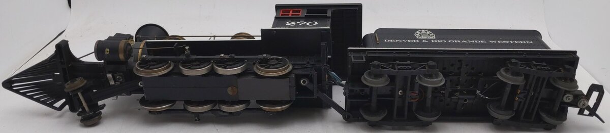 Aristo-Craft 80202 D&RGW C-16 2-8-0 Steam Locomotive & Tender #270/Box