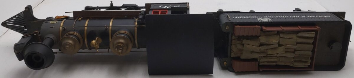 Aristo-Craft 80202 D&RGW C-16 2-8-0 Steam Locomotive & Tender #270/Box