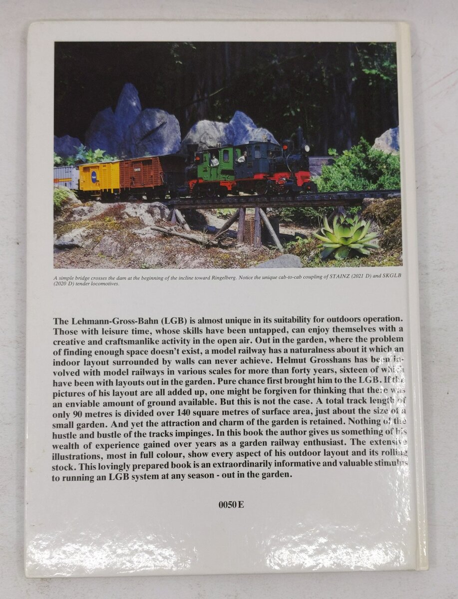 Rails in My Garden Hardcover Book By Helmut Grosshans EX