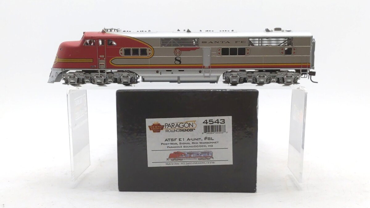 Broadway Limited 4543 HO Scale Atchison Topeka Santa Fe E1 A Diesel #8L w/DCC