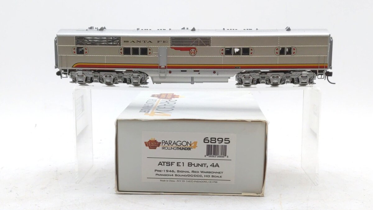 Broadway Limited 6895 HO ATSF E1 B-Diesel Locomotive Sound/DC/DCC #4A