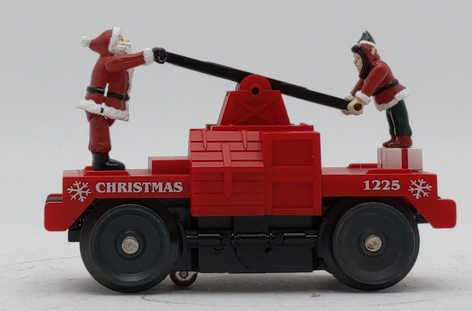 MTH 30-2573 O Christmas Operating Hand Car LN/Box