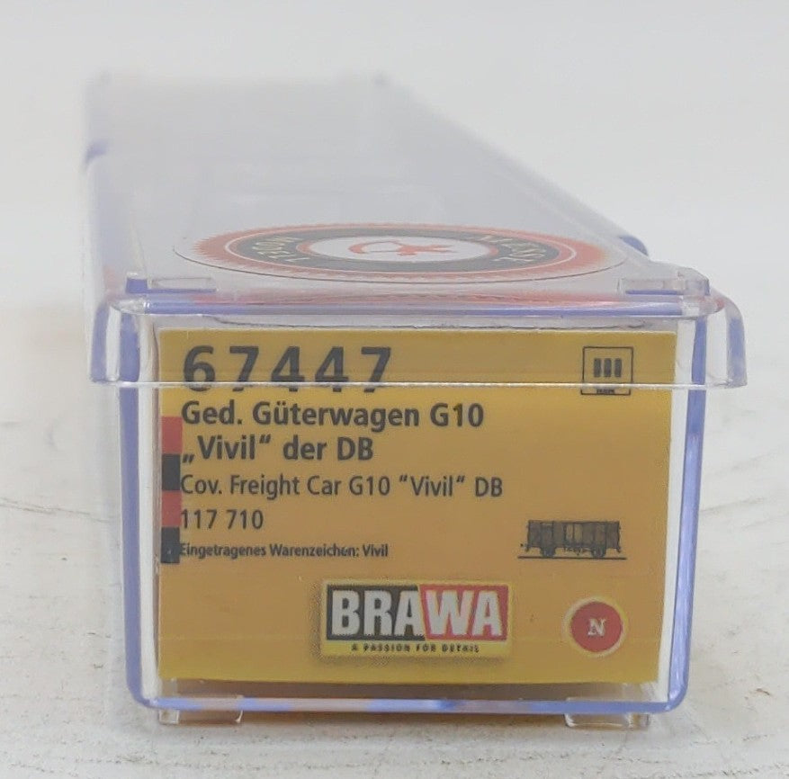 Brawa 67447 N DB G10 "Vivil" Covered Boxcar #117710 LN/Box