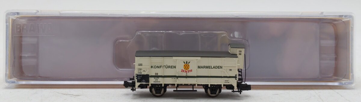 Brawa 67491 N DB G10 "Zentis" Covered Boxcar w/Brakeman's Cab #144275 LN/Box