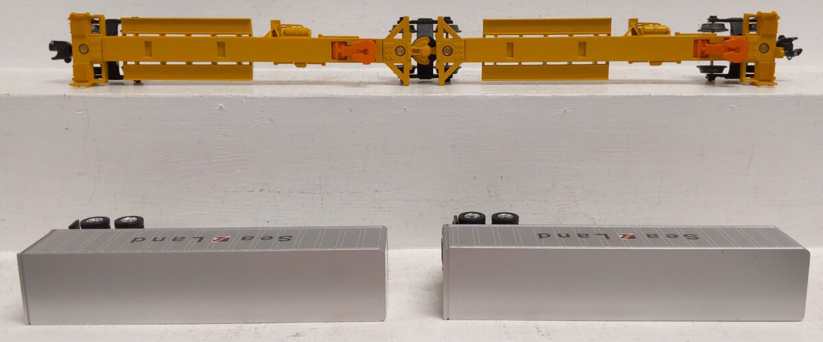 Lionel 6-16322 O Gauge TTUX Flatcar with 2 Sealand Trailers #16321, #16322 EX/Box