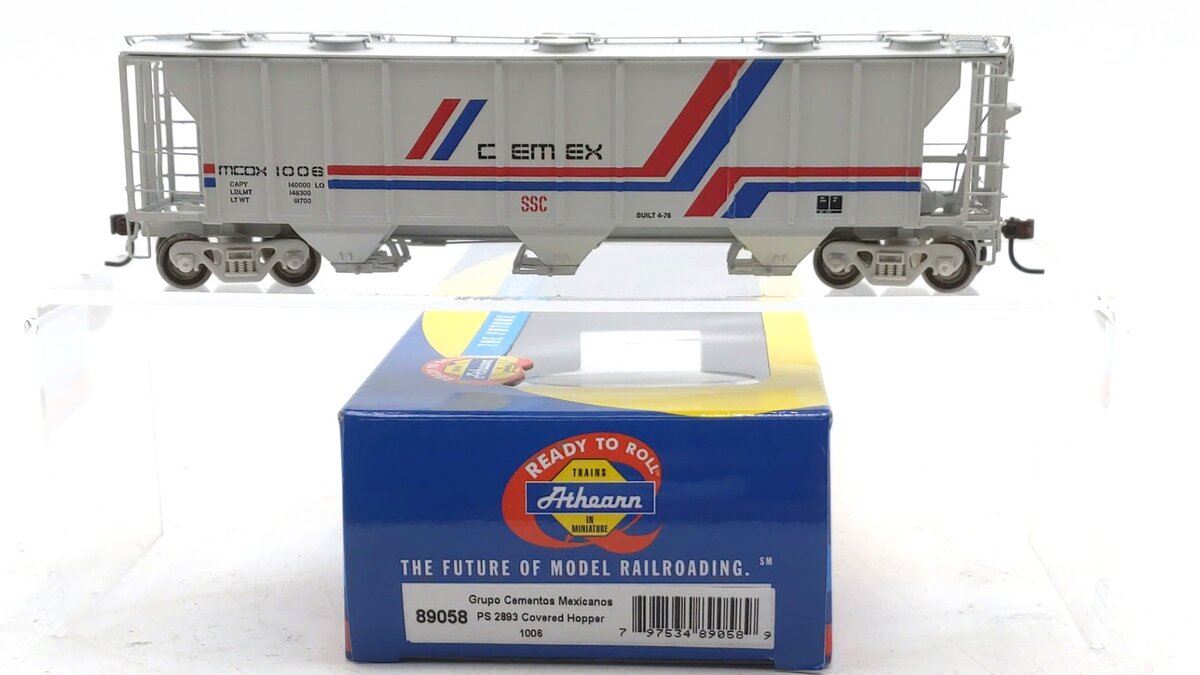 Athearn 89058 HO Grupo Cementos de Mexico PS2893 Covered Hopper #1006
